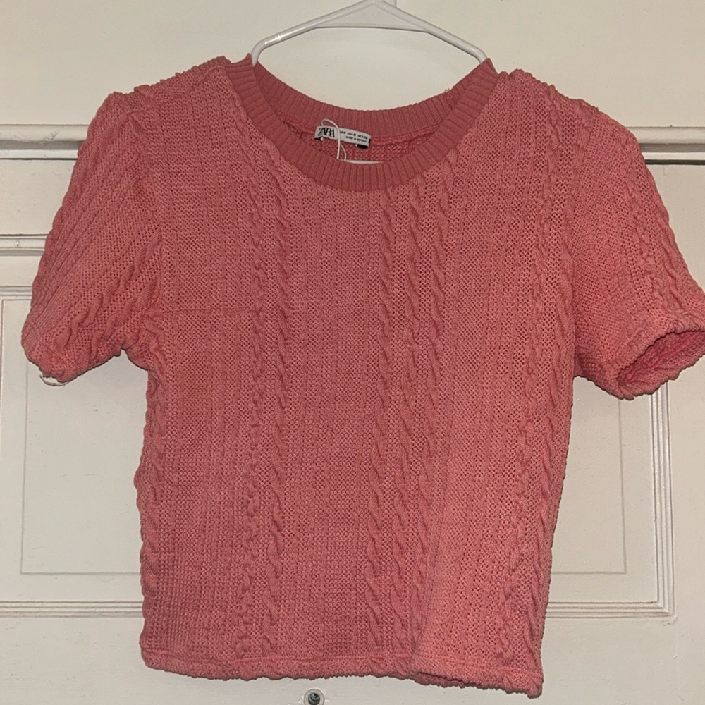 Pink Zara Sweater Top
